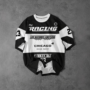 Μπλούζα T‑shirt με 3D ψηφιακή εκτύπωση, πολυεστερικό ύφασμα, κοντομάνικη, στρογγυλό λαιμό, χαλαρή γραμμή, καλοκαιρινό καθημερινό, προσαρμόσιμη εκτύπωση