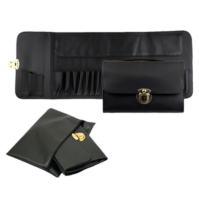 26 dalių makiažo šepetėlių rinkinys su sintetinių šerelių, medinėmis rankenomis, dvigubo PU maišo pakuotė, kilmė Dongguan