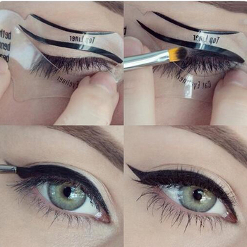 Cat-eye kártya a szemhéj formázásához, két darabos készlet, cateye márka, nettó tartalom 1 g, csomagolás 100 db