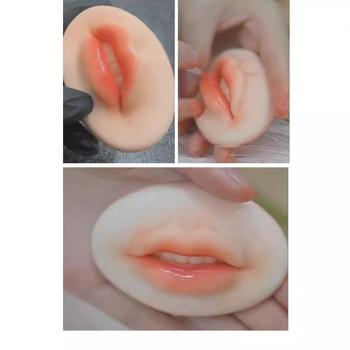 Ajak edzés modul félpermanens tetováláshoz, szilikon 5D bőrmodell, nettó 14 g, származás Guangzhou, import: Nem