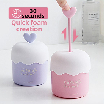 Rankinis putų formuotojas veidui – nešiojamas veido plovimo putų buteliukas, PP medžiaga, dangtelis įtrauktas, pakuotė 120, privataus prekinio ženklo galimybė