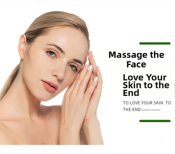 Гуа ша плоча за лице с двойна глава масажор, кристална плоча, естествена смола, марка Yongtu