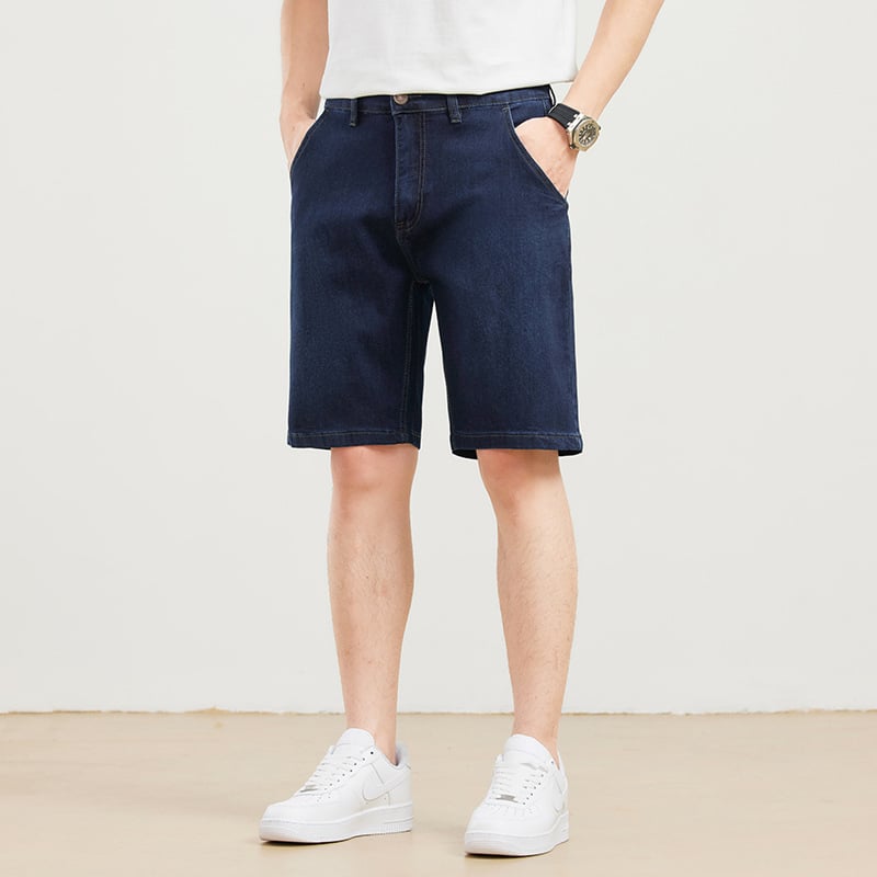 Muške traperice, ravni kroj, srednji pojas, pamuk denim, višestruki džepovi, bez glačanja