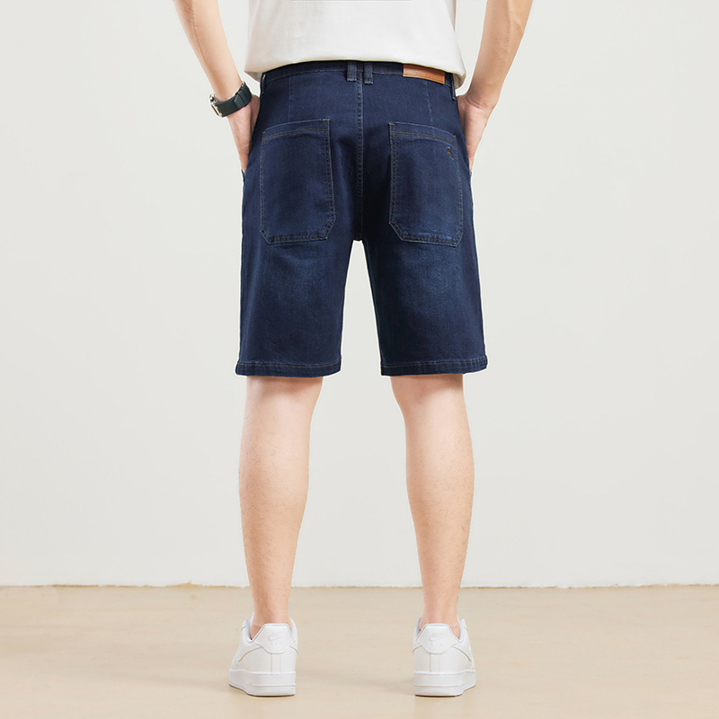Muške traperice, ravni kroj, srednji pojas, pamuk denim, višestruki džepovi, bez glačanja