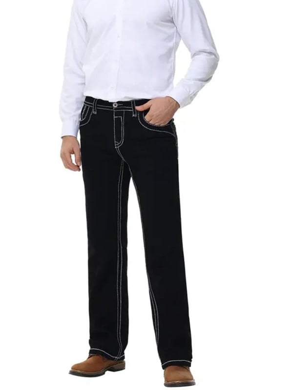 Vyriskos džinsus su šiek tiek platėjančiu kirpimu, 78% medvilnė, siuvinėjimas, vidutinio aukščio juosmuo, užtrauktukas