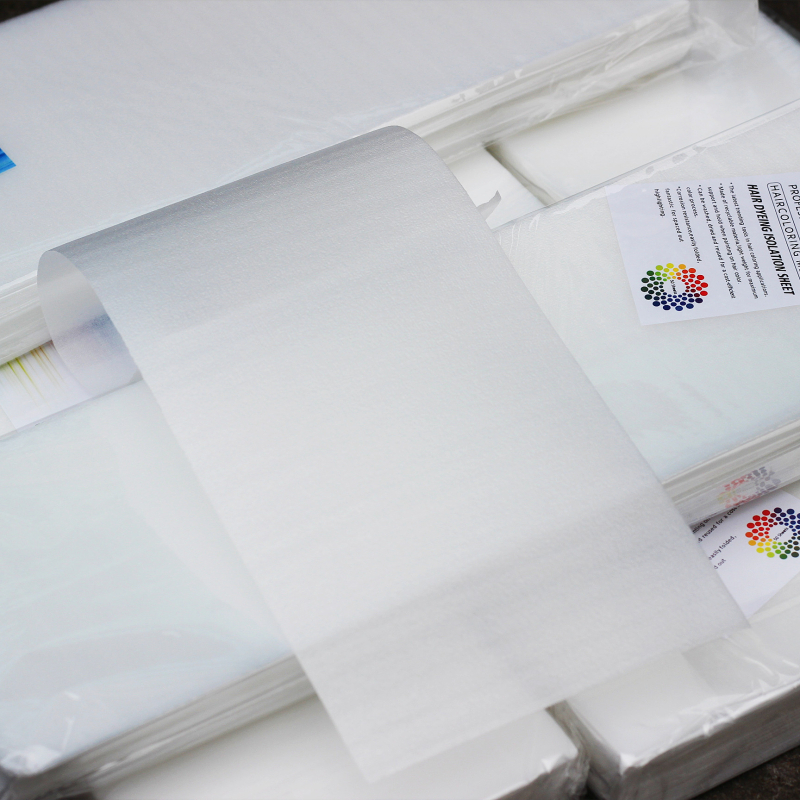 Izolācijas lapas matu krāsošanai, 50 gab., frizieru salonam