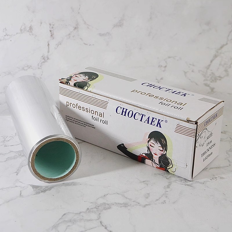 Alumīnija folija matu krāsošanai – folija pr pramenēšanu un tonēšanai, frizieru salonam