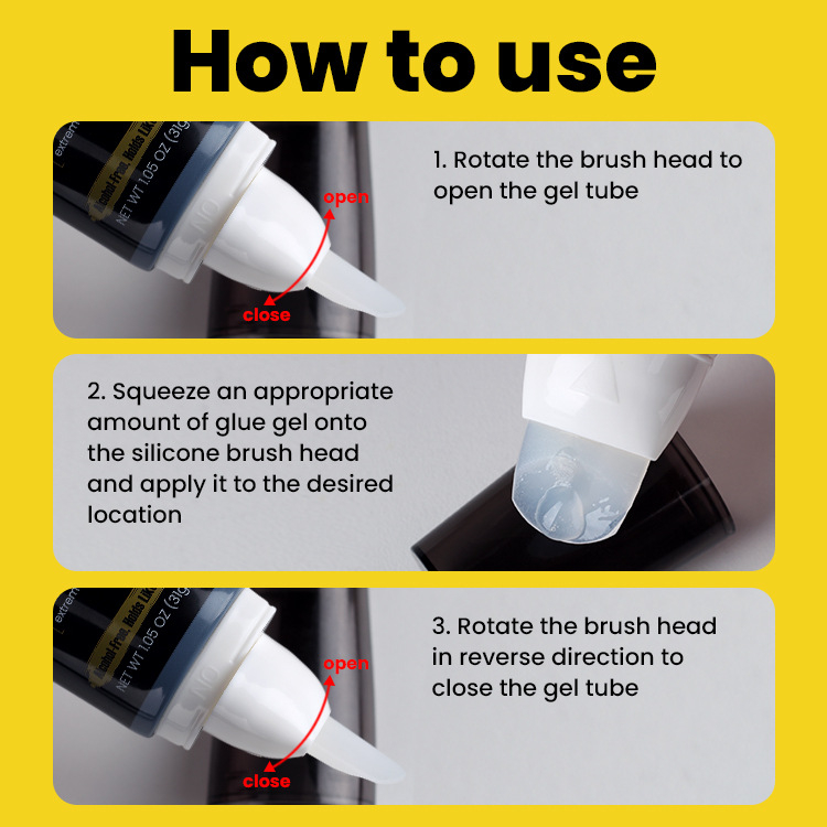 Luxfume Gel συγκόλλησης δαντελών – ισχυρή στερέωση, χωρίς λευκές νιφάδες, 31 g