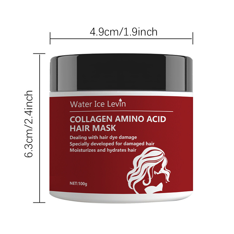 Water Ice Levin plaukų kaukė – drėkinanti, hidratuojanti ir švelninanti visų plaukų tipų