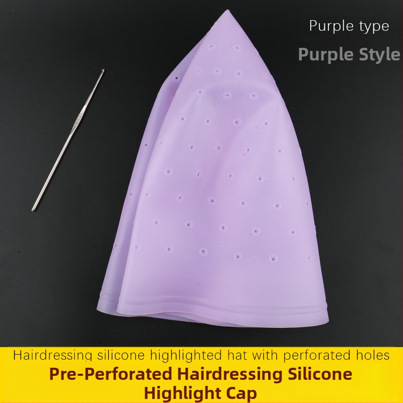 Silikónová čiapka na farbenie vlasov – bez dier, dizajn s jednou dierou; značka New Public Dew