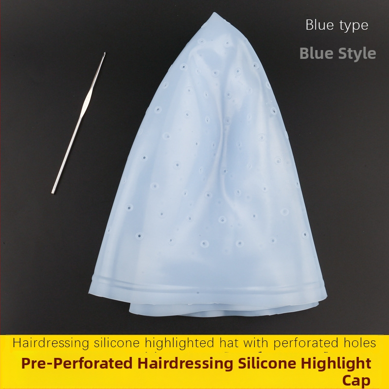 Silikónová čiapka na farbenie vlasov – bez dier, dizajn s jednou dierou; značka New Public Dew