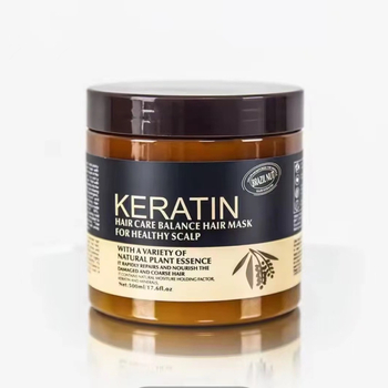 LSKT plaukų kaukė su keratinu – maitina, spalvos apsauga po dažymo, ramina galvos odą, frizz kontrolė