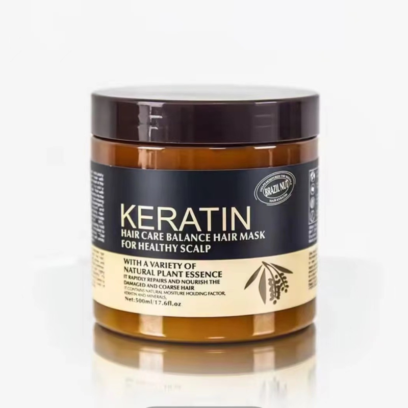LSKT plaukų kaukė su keratinu – maitina, spalvos apsauga po dažymo, ramina galvos odą, frizz kontrolė
