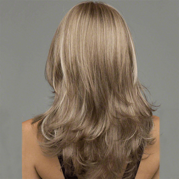 Parūka – garas cirtas, ar vidējo frīnu, modelis WIG-058A, karstumizturīgas šķiedras, eksotiskais stils