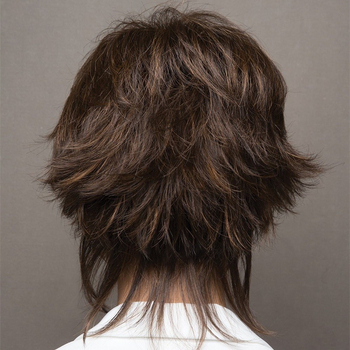 Περούκα γυναικεία, κοντά ίσια μαλλιά, ίνες θερμοανθεκτικές, βαφόμενη, μοντέλο 3877