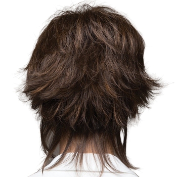 Περούκα γυναικεία, κοντά ίσια μαλλιά, ίνες θερμοανθεκτικές, βαφόμενη, μοντέλο 3877