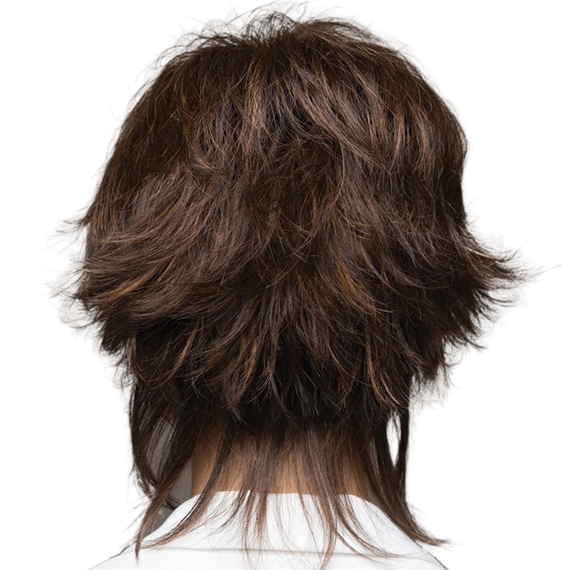 Περούκα γυναικεία, κοντά ίσια μαλλιά, ίνες θερμοανθεκτικές, βαφόμενη, μοντέλο 3877