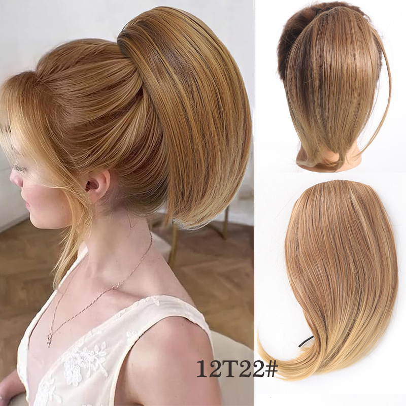 Uodeginė parūka, trumpa tiesi, vidinis užsegimas, aukštos temperatūros pluoštas, modelis PY227, Xia Xun