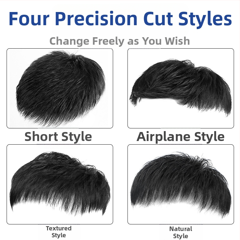 Мъжки парик от естествени коси с механизъм, къса дължина, може да се боядисва и да се подлага на перманентна обработка, покрива оплешивяване