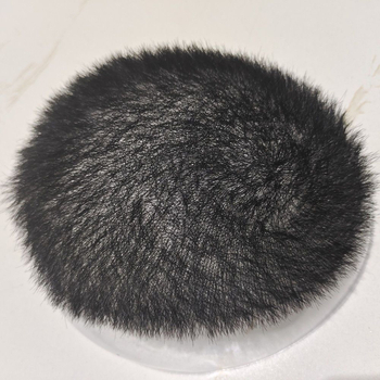 Мъжка перука с пълен биологичен скалп, естествени човешки коси, изцяло ръчно изработена