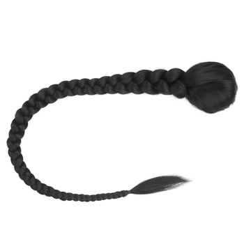 Uodeginė parukė, aukštos temperatūros pluoštas, plaukų paketas, modelis FBBZMW, mechaninis apdorojimas, dažymas be kaitinimo