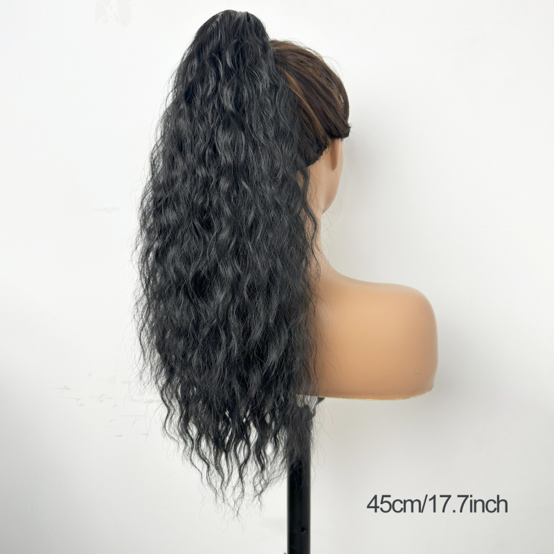 Peruka su aukšta uodega ir pūkuotomis bangomis (modelis W1989 · aukštos temperatūros pluoštas · dažyti ar garinimą galima · prekinis ženklas Sri)