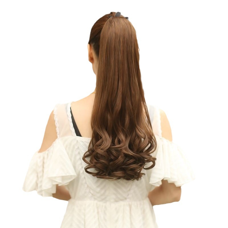 Перука с опашка — косъм от термоустойчива тел, механично обработена, без топлинно боядисване, модел 006