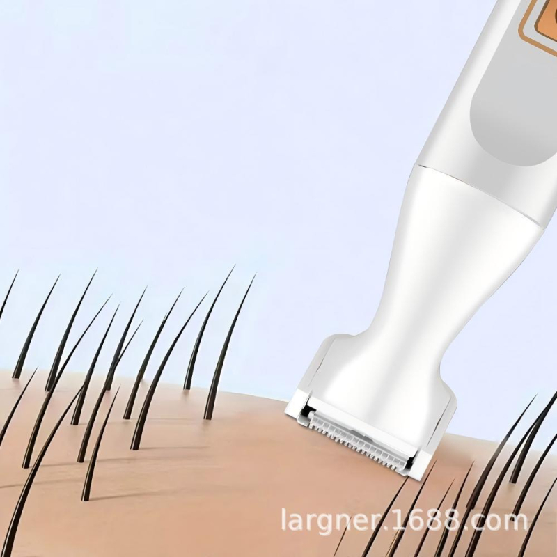 Električni brijač 4-u-1 za tijelo i obrve sa LED zaslonom, ugrađena baterija 500–800 mAh, do 60 minuta rada, niska buka