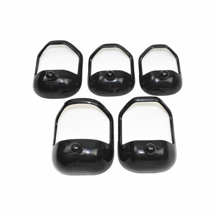 Set șabloane pentru stilizarea bărbii (5 șabloane) – Meilifa unelte plastice pentru înfrumusețare facială, 300 buc.