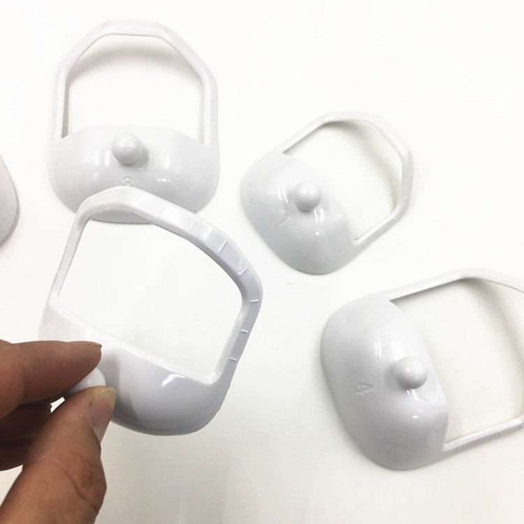 Set șabloane pentru stilizarea bărbii (5 șabloane) – Meilifa unelte plastice pentru înfrumusețare facială, 300 buc.