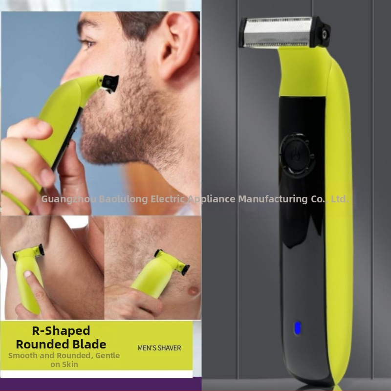 Електрическа самобръсначка за цялото тяло, USB зареждане, напълно водоустойчива за миене, двустранни леза от фин стомана