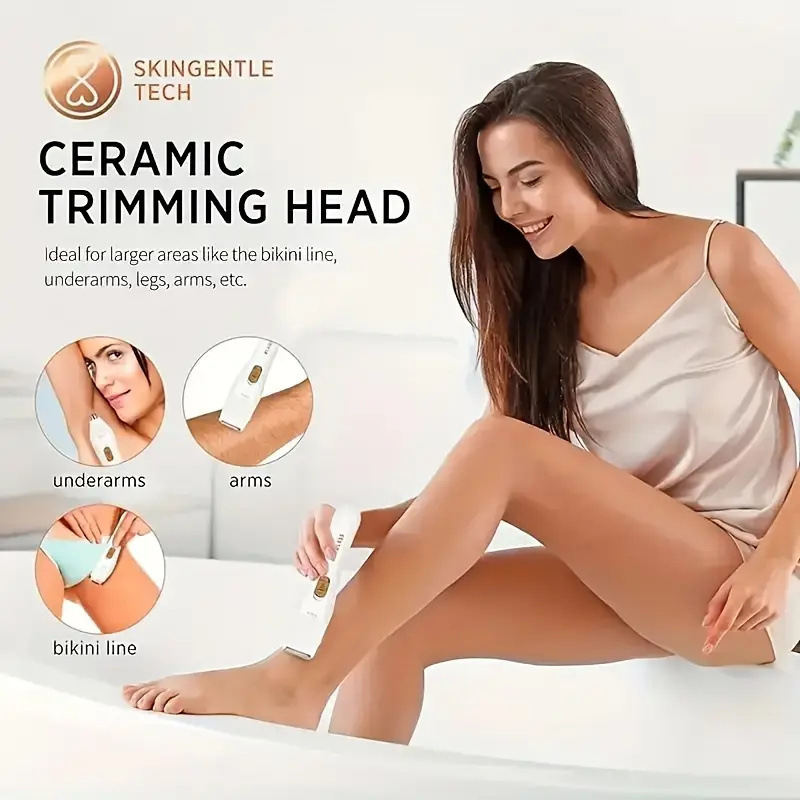 Elektriskā skuvekle 3-1 ar trimmeri uzacīm un deguna apmatojuma griezēj, USB uzlāde, mitra un sausa izmantošana, visam ķermenim