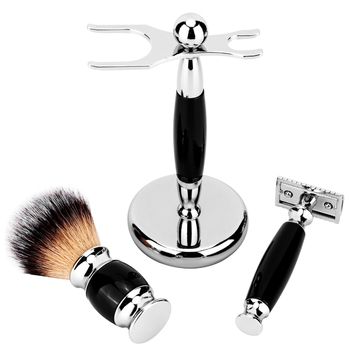 Xinming Roku skuvekļu komplekts ar bārdu otu un putu otu, asmeņi atsevišķi, iepakojumā 50 gab.