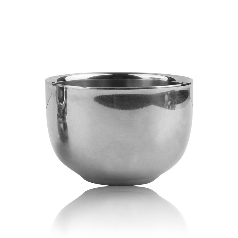 CestoMen Szakállhabozó Habkefés Készlet Rozsdamentes Acél Szappanbögrével, 50 ml