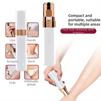 Elektrisks matu noņemšanas skuveklis ar sakausējuma griešanas galvu, ABS korpuss, dubulta barošana (sausa baterija un elektrība), piemērots visam ķermenim, CE sertifikāts.