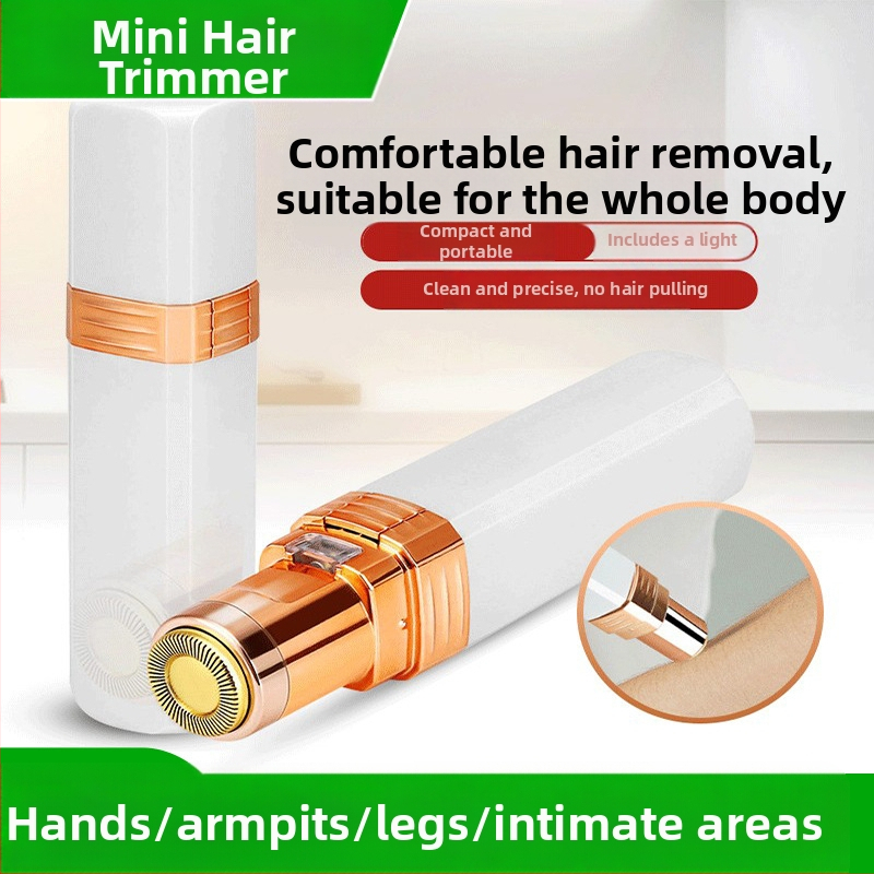 Електрически уред за премахване на коса и бръснене с алуминиева глава, ABS корпус, двойно захранване (батерия и електрическо захранване), подходящ за цялото тяло, CE сертифициран.