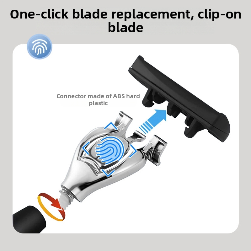 Ръчна самобръсначка с шестслойна дръжка за пръсти и седемслойна глава на острието — Jia zhikou