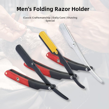 CestoMen vintage manuālais skuveklis vīriešiem, salokāms, 74 asmeņi