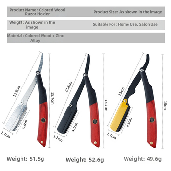 CestoMen vintage manuālais skuveklis vīriešiem, salokāms, 74 asmeņi