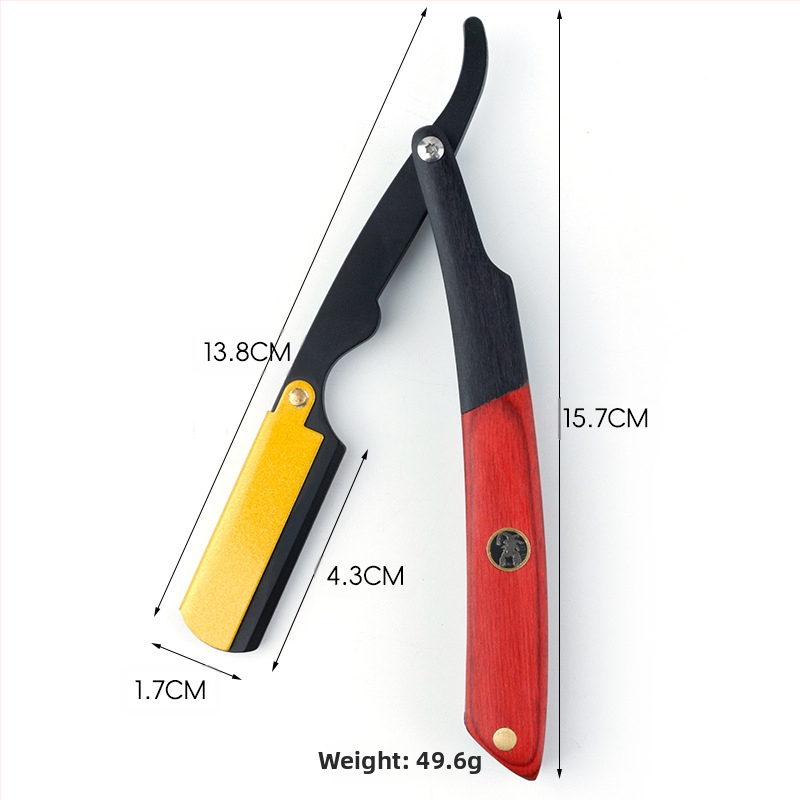 CestoMen vintage manuālais skuveklis vīriešiem, salokāms, 74 asmeņi