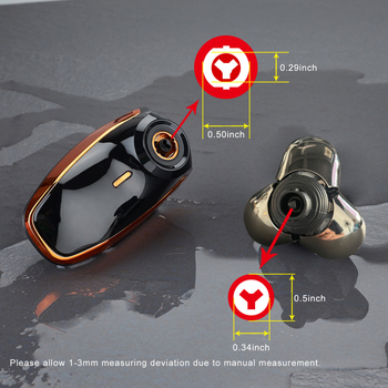 Trijų galvu elektrinio skutimosi galva – ABS korpusas, modelis RQ1050, Minter, pasukama, 35 g