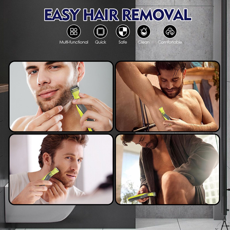 Philips-suderintas QP2520/QP2630 plaukų trimeris šoniniams plaukams ir kūno plaukams; ABS + nerūdijantis plienas; tiesioginis maitinimas; svoris 30 g