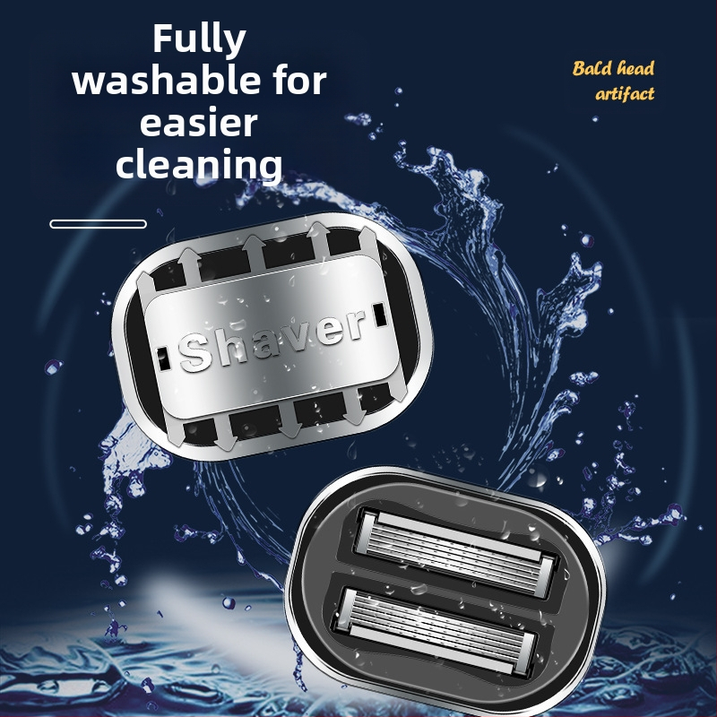 Jia zhikou ръчна подстригваща машинка за коса с петслойна сменяема и миеща се ножова част