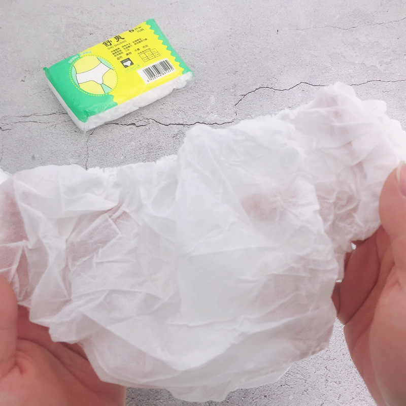 Vienkartinės neaustos saunos kelnaitės, be siūlių, vidurio liemens pločio juosta, elastinis anga