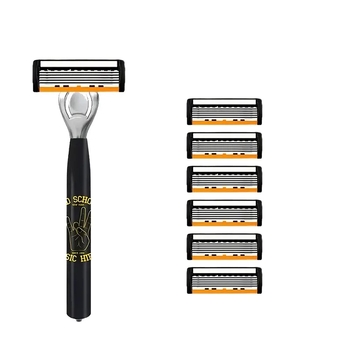 Rokas skuveklis ar sešslāņu asmeni un metāla rokturi – Zeli