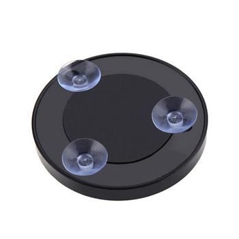 Козметично огледало с вакуумна чашка, кръгло, увеличения 10×/20×/30×, ABS рамка и алуминиево огледало