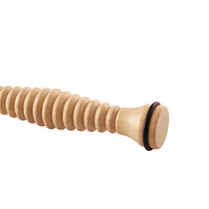 Дървена ролкова масажна пръчка за стъпала, корем и крака — йога меридиан масажор за фитнес