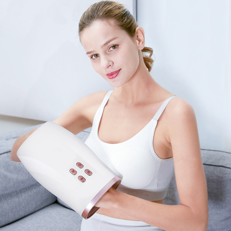 Rankų masažuoklis A30, belaidis ir nešiojamas, oro pagalvėlės masažas su šildymu, žmogaus rankos imitacija, keli režimai, USB maitinimas