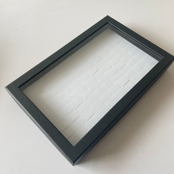 Δίσκος επίδειξης κοσμημάτων με καπάκι για δαχτυλίδια και σκουλαρίκια, 100 τρύπες, κατασκευή από χαρτόνι, προέλευση Yiwu, Zhejiang