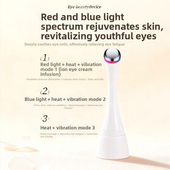 Nešiojama akių grožio įranga prieš raukšles ir odos atjauninimą, IPX8 atsparus vandeniui, įmontuota 300–500 mAh baterija, skirtas namų naudojimui.